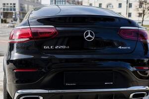 Minsk, Belarus, April 24, 2024 - Rear view of Mercedes GLC 220d photo