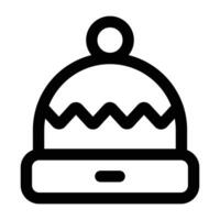 sencillo gorro icono. el icono lata ser usado para sitios web, impresión plantillas, presentación plantillas, ilustraciones, etc vector