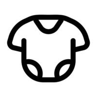 Simple Baby Clothes icon. The icon can be used for websites, print templates, presentation templates, illustrations, etc vector