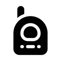 Simple Baby Monitor solid icon. The icon can be used for websites, print templates, presentation templates, illustrations, etc vector