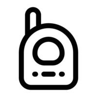 Simple Baby Monitor icon. The icon can be used for websites, print templates, presentation templates, illustrations, etc vector