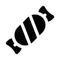 Simple Candy solid icon. The icon can be used for websites, print templates, presentation templates, illustrations, etc vector