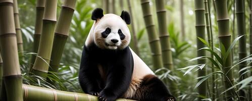 grande panda oso foto