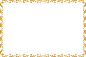 Decorative ornament border frame design vector