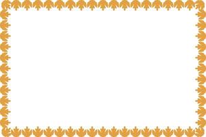 Decorative ornament border frame design vector