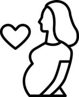 mother's day and newborn, mother with baby icon. vector