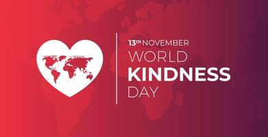 World Kindness Day Illustration Background vector
