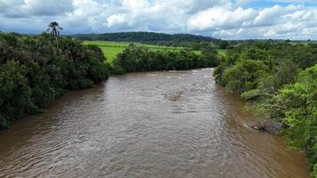 Aerial image of the apore river photo