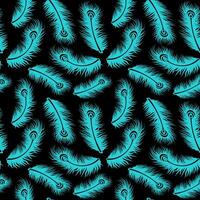 Feather Pattern Design Background Illustration vector