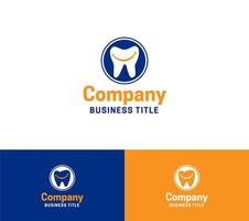 Dental Clinic Logo with Happy Tooth vector