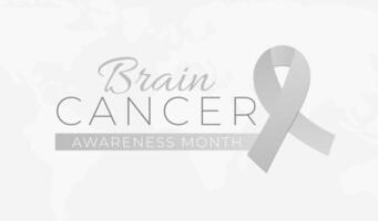 Brain Cancer Awareness Month Background Illustration vector