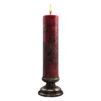 3d render isolate candle on isolated transparent background png