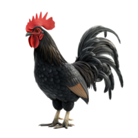 Rooster on isolated transparent background png