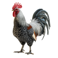 Rooster on isolated transparent background png