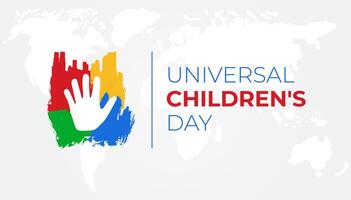 Universal Children's Day Background Illustration vector