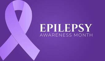 Epilepsy Awareness Month Background Illustration vector
