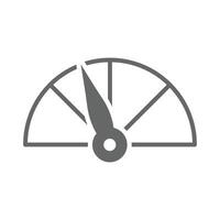 Gauge Scale Measure Speedometer Icon Isolated vector