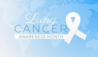 Lung Cancer Awareness Month Background Illustration vector