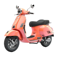 3d scooter on isolated transparent background png