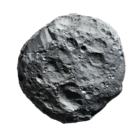 redondo asteroide en aislado transparente antecedentes png