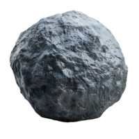 runden Asteroid auf isoliert transparent Hintergrund png