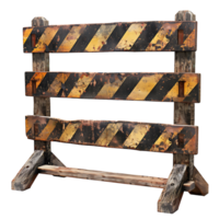 Barricade on isolated transparent background png