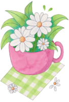 handgemalt Blühen Blume - - Frühling Blume Illustration png