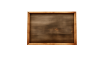 Isolated blank board. Wooden board on transparent background png