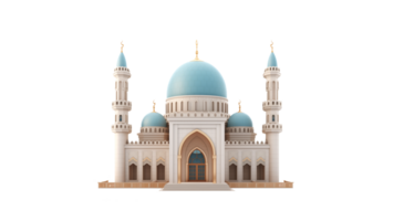 Muslim mosque cut out. Islamic mosque cutout. Ramadan mosque on transparent background png