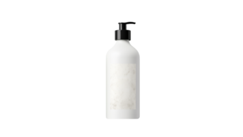 Bottle for liquid mockup cut out. White bottle mockup cutout png