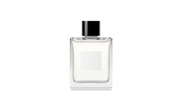 perfume vaso botella cortar afuera. transparente perfume fragancia botella separar png