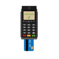 pos nfc Forma de pagamento banco cartão máquina ícone. nfc terminal cartão Forma de pagamento transferir png