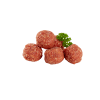 Fresh ground pork cut out isolated transparent background png