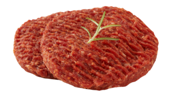 Burger Viande Couper en dehors isolé transparent Contexte png