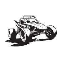 Dune Buggy Design Art, Icons, and Graphics. Illustration of a Dune Buggy vector