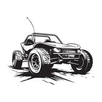 Dune Buggy Design Art, Icons, and Graphics. Illustration of a Dune Buggy vector