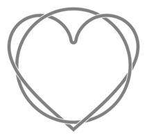 corazón forma y circulo composición, plano y Costura estilo, lata utilizar para logo gramo, Arte ilustración decoración, florido, cubrir, aplicaciones, sitio web, motivo patrón, ornamento, o gráfico diseño elemento png