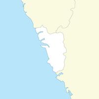 Location map of Goa is a state of India vector