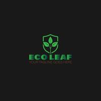 ecoleaf, greenleaf logo vector