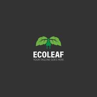 ecoleaf, greenleaf logo vector