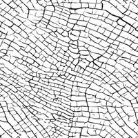 Cracked barren desert earth texture. Seamless pattern vector