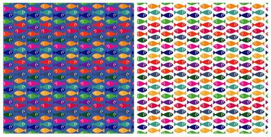 small fish pattern vector