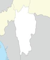 Location map of Mizoram is a state of India vector