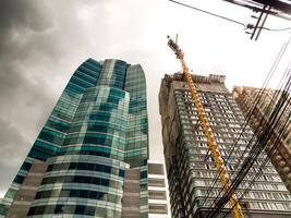 The high-rise building under construction photo