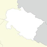 Location map of Uttarakhand is a state of India vector