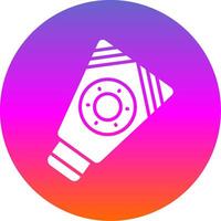 Sunscreen Glyph Gradient Circle Icon Design vector