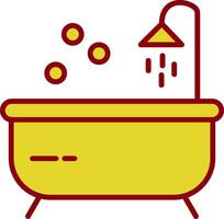 Bathtub Vintage Icon Design vector