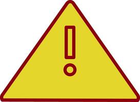 Alert Sign Vintage Icon Design vector