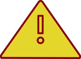 Alert Sign Vintage Icon Design vector