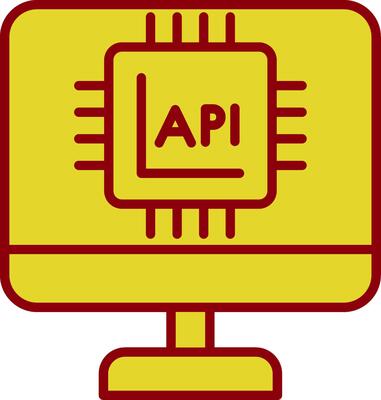 Api Interface Vintage Icon Design